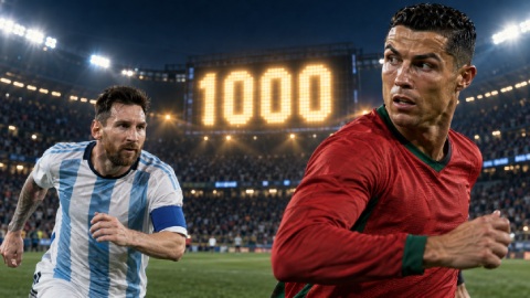 Ronaldo căng thẳng vì sợ Messi cán mốc 1000 bàn trước?