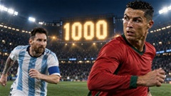 Ronaldo căng thẳng vì sợ Messi cán mốc 1000 bàn trước?