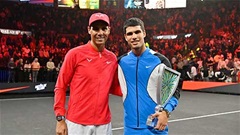 Thua cay đắng ở Shanghai Masters, Alcaraz vẫn được Nadal khen ngợi