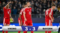 Kết quả Viking 3-3 Bayern: Hùm xám rơi chiến thắng ở phút 90