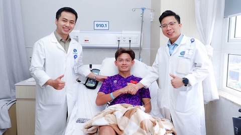 Chấn thương của tuyển thủ Bùi Vĩ Hào hiện ra sao?