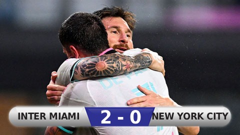 Kết quả Inter Miami 2-0 New York City: Dấu ấn cựu binh Messi và Suarez