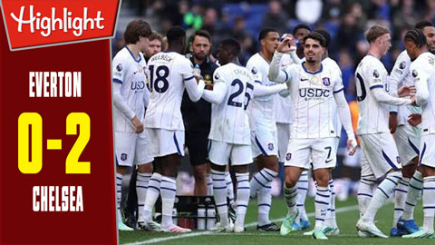 Everton vs Chelsea: 0-2
