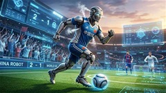 Robot hình người Trung Quốc phải 'đổ mồ hôi' trong phòng tập ảo như Messi, Ronaldo