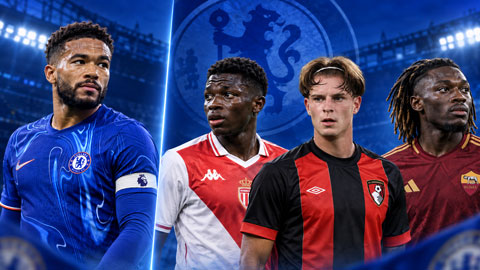 Chelsea nhắm 3 tiền vệ thay Reece James trong tháng 1