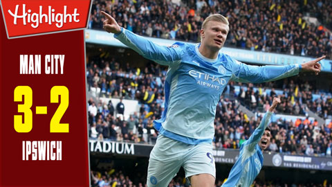 Man City vs Ipswich: 3-2