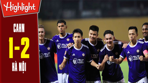 CAHN vs Hà Nội: 1-2
