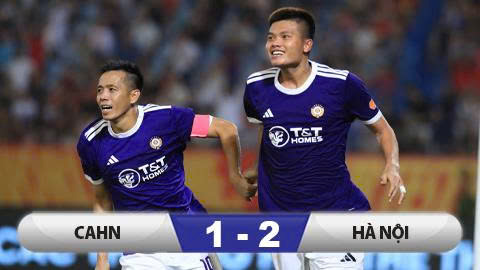 Hà Nội thắng trận thứ 2 liên tiếp, CAHN mất ngôi đầu