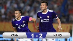 Kết quả CAHN 1-2 Hà Nội: Hà Nội thắng trận thứ 2 liên tiếp, CAHN mất ngôi đầu