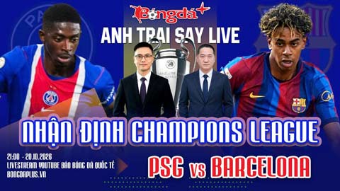 Trực tuyến trước trận PSG vs Barca, Como vs MU, Bayern vs Arsenal