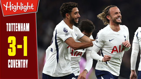 Tottenham vs Coventry: 3-1