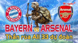 Dự đoán tỷ số Bayern vs Arsenal: Thần Rùa Ali 33 chọn đội nào?