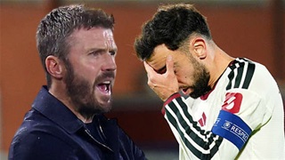 MU thua tan nát trước Como:  Bruno Fernandes nổi loạn, Carrick đối mặt khủng hoảng