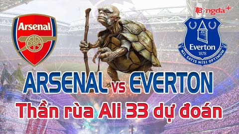 Dự đoán tỷ số Arsenal vs Everton: Thần Rùa Ali 33 chọn đội nào?