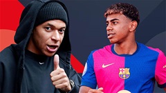 Yamal và Mbappe tái hiện nụ hôn kinh điển của Messi và Ronaldo