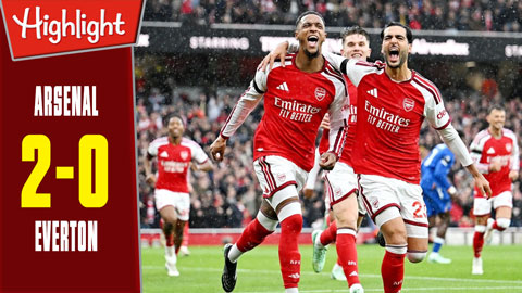 Arsenal vs Everton: 2-0