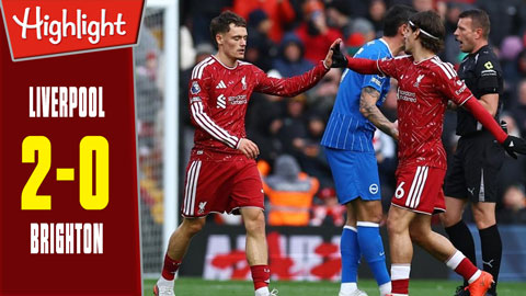 Liverpool vs Brighton: 2-0