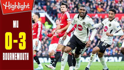 MU vs Bournemouth: 0-3