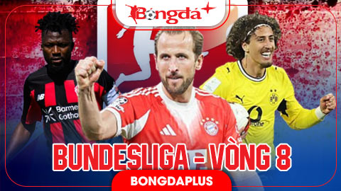 Lịch thi đấu vòng 8 Bundesliga 2026/27 trực tiếp ở đâu, kênh nào?