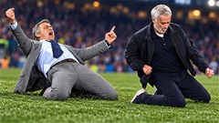 Mourinho tái hiện màn ăn mừng kinh điển, khiến Barca cay cú