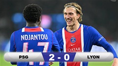 Kết quả PSG 2-0 Lyon: 'Đội PSG B' khiến Lyon trắng tay