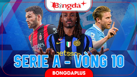 Lịch thi đấu vòng 10 Serie A 2026/27 trực tiếp ở đâu, kênh nào?