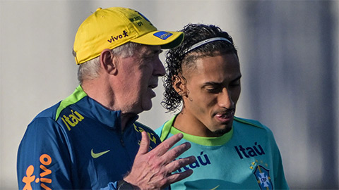 ĐT Brazil triệu tập đội hình: Ancelotti gây tranh cãi với Raphinha
