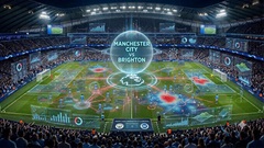 Siêu máy tính dự đoán kết quả Man City vs Brighton tại Ngoại hạng Anh
